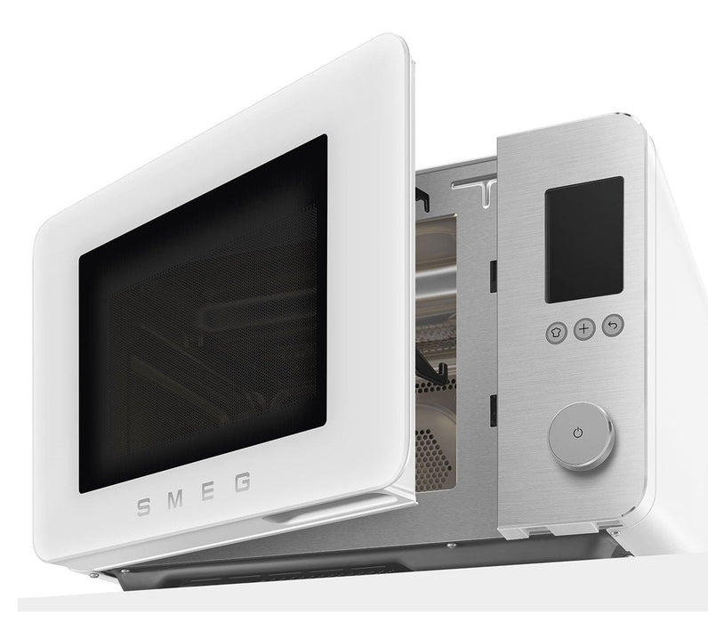 Microondas De Sobremesa Smeg Moc02whmeu Con Ventilador/Grill