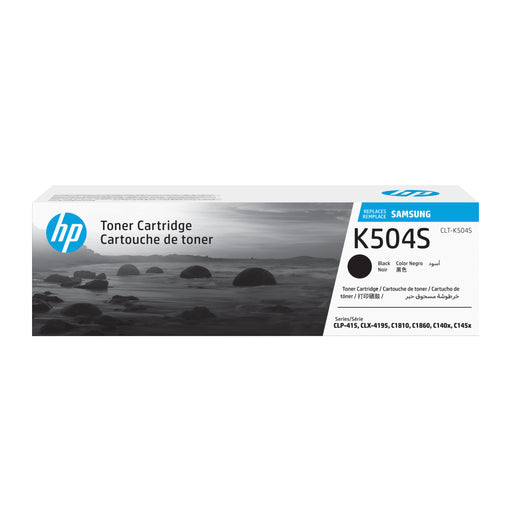 EAN 0191628444724 - Samsung CLT-K504S Black Original Toner Cartridge cartucho de tóner 1 pieza(s) imagen 1