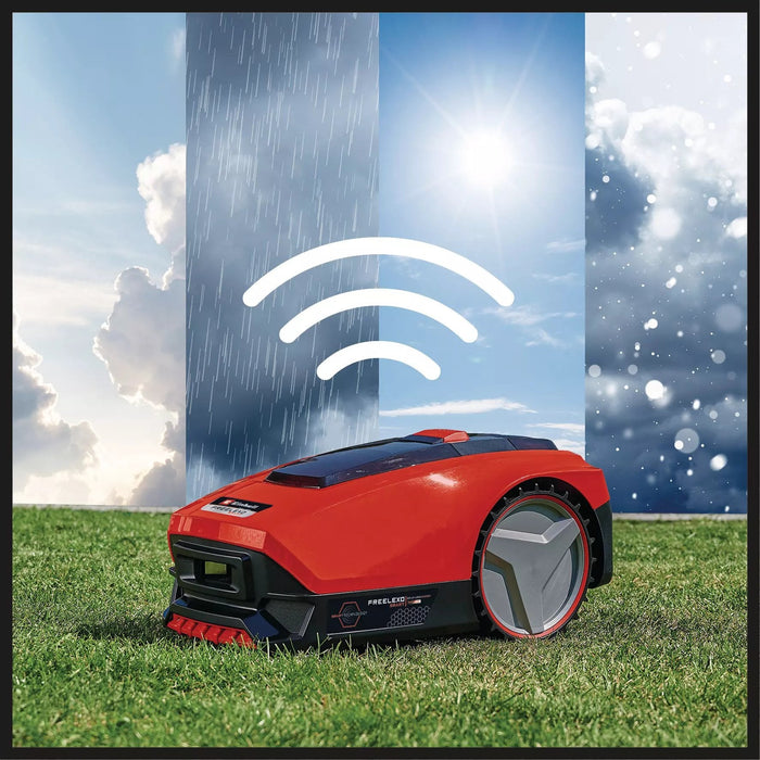 Einhell Freelexo Smart 750 Robot Cortacésped Batería Negro, Rojo, Plata