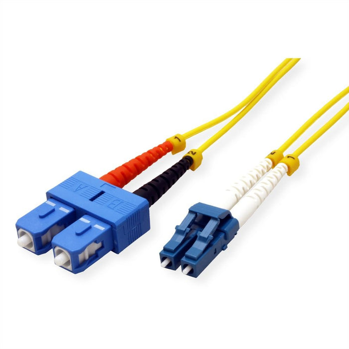 Roline Lwl-Cable Duplex, Single Mode 9 125m Os2, Lc Sc, Gelb, 3 M
