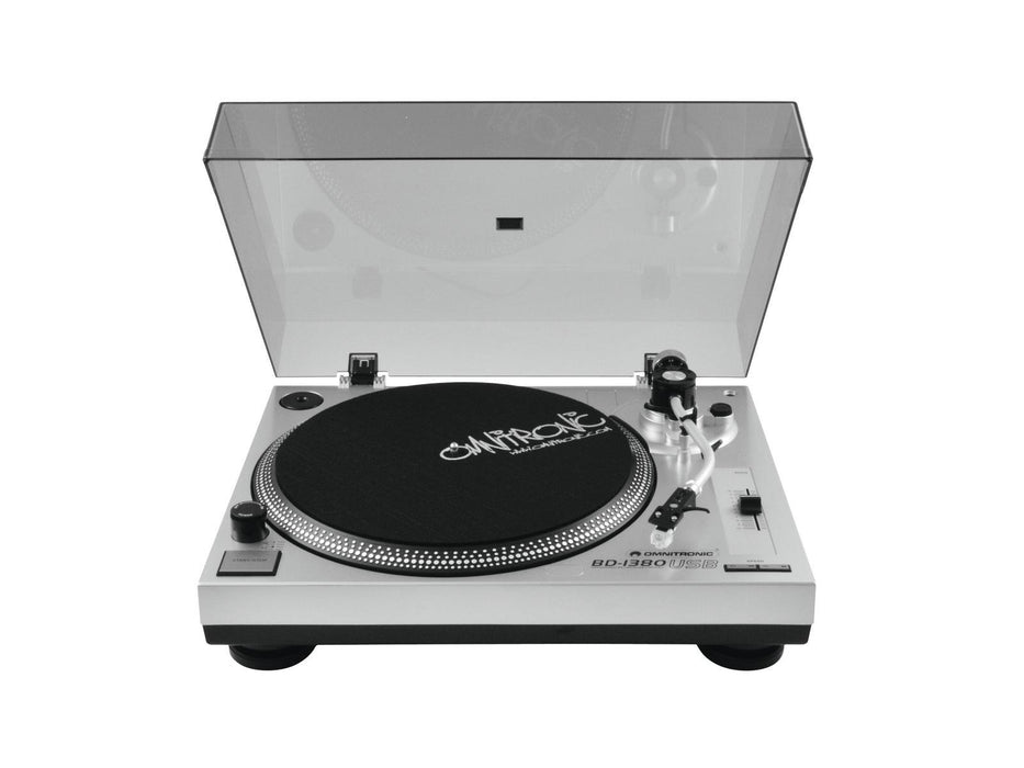 EAN 4026397356090 - Omnitronic 10603043 tornamesa para dj Tocadiscos de tracción por correa portátil Plata imagen 3