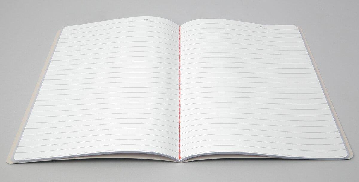 Sigel Notizhefte Linescape Ca. Din A5 Rayado Azul Medio Neon-Orange Softcover - Material De Oficina - A5