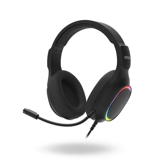 Krom Kenta Pc Combo Gaming 4 En 1 Rgb Negro