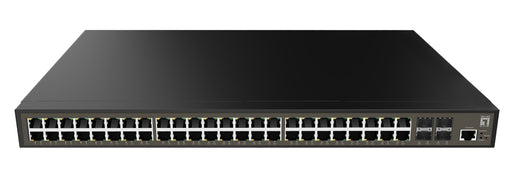 EAN 4015867227824 - LevelOne GEL-5271 switch Gestionado L2+ Gigabit Ethernet (10/100/1000) 1U Negro imagen 1