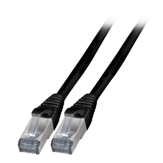 Efb Rj45 Cable De Red Cat.6a S Ftp Tpe, 6kv Schwarz 1m