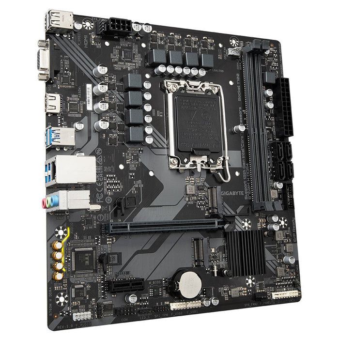 Gigabyte B760m H Ddr4 Placa Base Intel1700 2x Ddr4 - M.2, Sata, Pcie3.0 - Hdmi, Vga, Dp, Rj-45, Usb 3.2 - Microatx