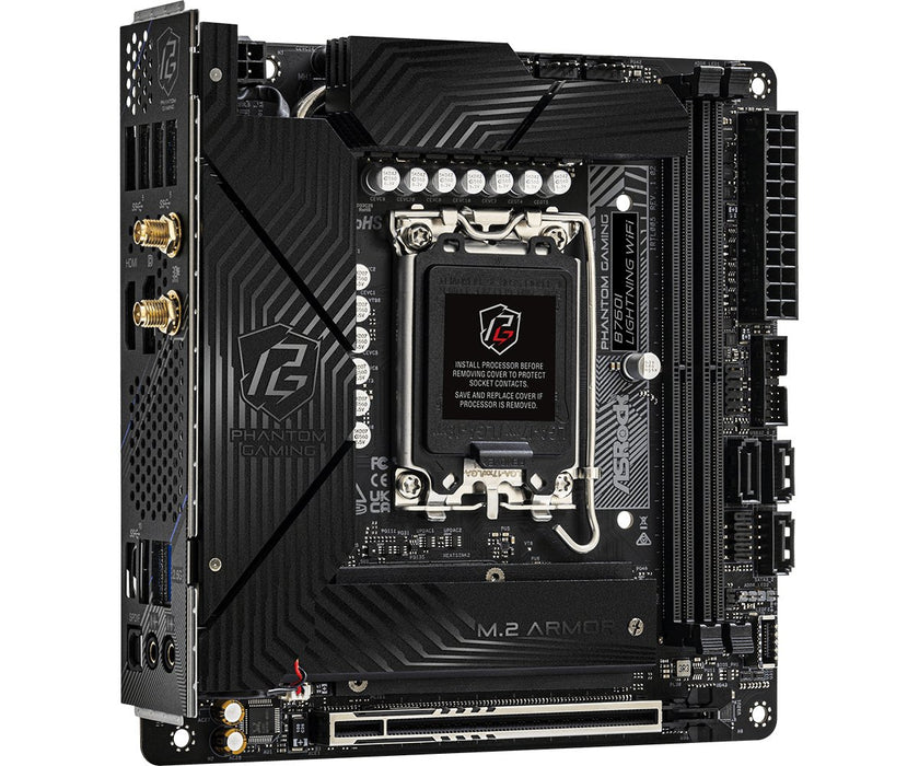 EAN 4710483946677 - Asrock B760I Lightning WiFi Intel B760 LGA 1700 mini ITX imagen 4