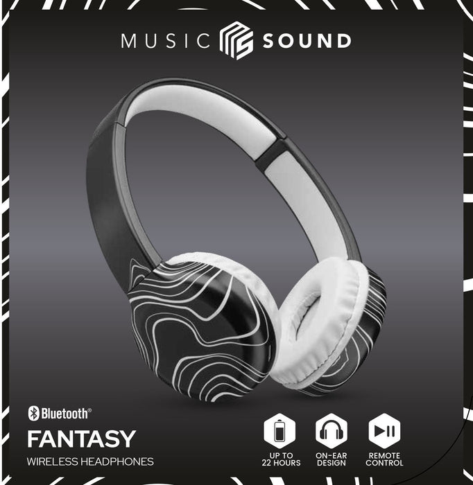EAN 8018080486654 - Music Sound 8018080486654 Auriculares Diadema Llamadas/Música Bluetooth Negro imagen 2