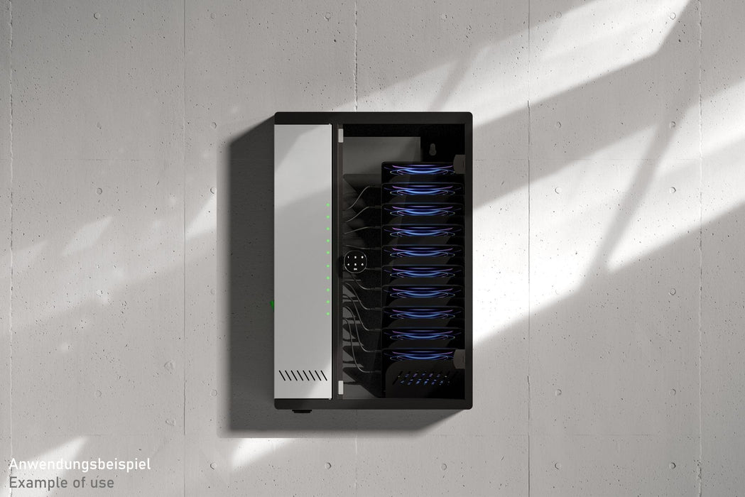 Good Connections Wandladeschrank Bis 11", Usb-Cö, 30w Port
