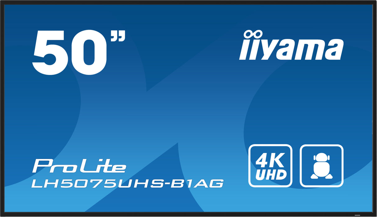 EAN 4948570123452 - iiyama LH5075UHS-B1AG pantalla de señalización Pantalla plana para señalización digital 125,7 cm (49.5")  imagen 2