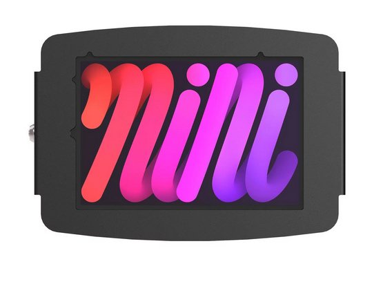 Compulocks Ipad Mini 8.3" Space Enclosure Tilting Stand 8" Base Para Pc Tablet Carcasa De Kiosco Basculante Bloqueable Aluminio De Alta Calidad Negro Tamaño De Pantalla: 8.3" De Suelo Para Apple Ipad Mini (6ª Generación)