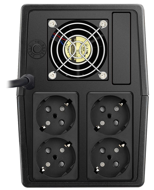 EAN 4711140487656 - FSP FP 1500 sistema de alimentación ininterrumpida (UPS) Línea interactiva 1,5 kVA 900 W 4 salidas AC imagen 2