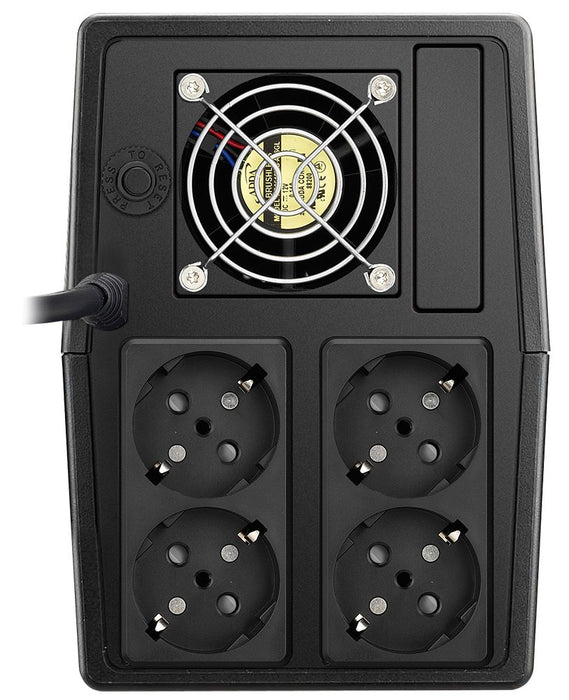 EAN 4711140487656 - FSP FP 1500 sistema de alimentación ininterrumpida (UPS) Línea interactiva 1,5 kVA 900 W 4 salidas AC imagen 2