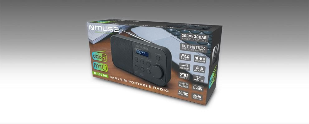 EAN 3700460207670 - Muse M-109 DB radio Portátil Negro imagen 3