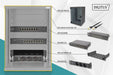 EAN 4016032477501 - Digitus DN-10-SET-2-B armario rack 9U Bastidor de pared Negro imagen 1