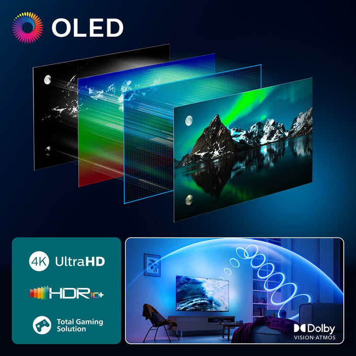 EAN 8718863046777 - Philips 77OLED810/12 Televisor 195,6 cm (77") 4K Ultra HD Smart TV Wifi Negro imagen 4