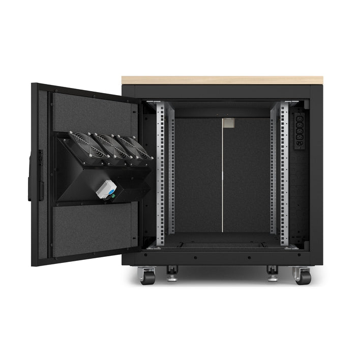 Apc Ar4012a Armario Rack 12u Rack O Bastidor Independiente Negro, Color Madera De Arce