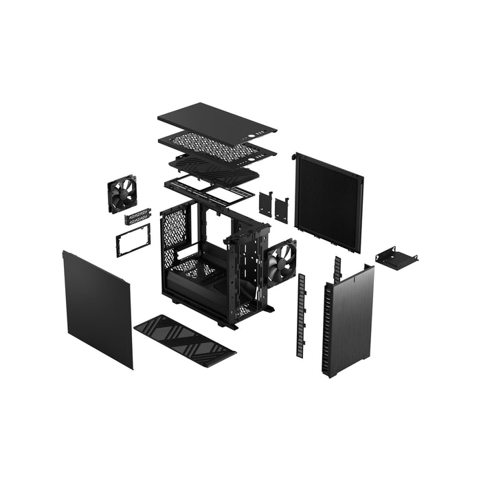 Caja Pc Fractal Design Define 7 Nano Black Solid, Fd-C-Def7n-01