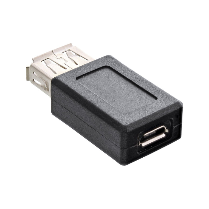 Adaptador Inline Micro-Usb, Usb A Hembra A Micro-Usb B Hembra