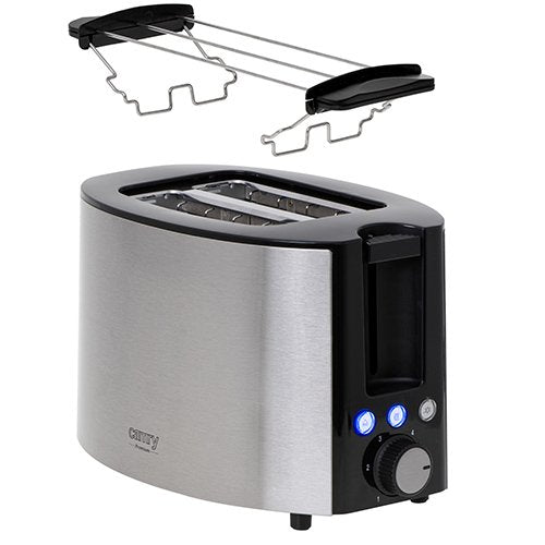 EAN 5902934838320 - Camry Premium CR 3215 tostadora 2 rebanada(s) 1000 W Acero inoxidable imagen 1