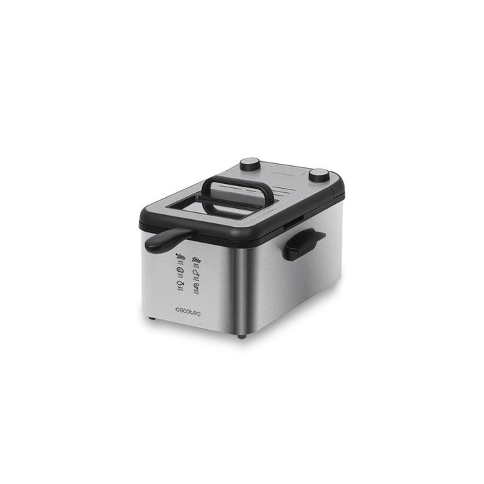 EAN 8435484030717 - Cecotec CleanFry Infinity 3000 Sencillo 3 L Independiente 2400 W Freidora Acero inoxidable imagen 12