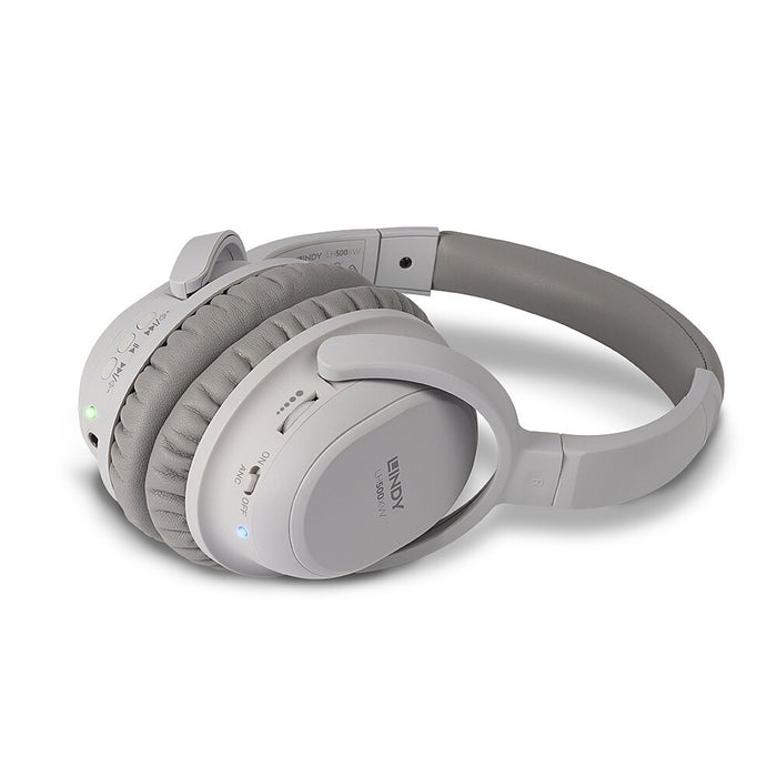 EAN 4002888732000 - Lindy LH500XW Auriculares Inalámbrico y alámbrico Diadema Llamadas/Música MicroUSB Bluetooth Gris imagen 3