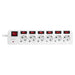 EAN 4052792060577 - LogiLink LPS250 base múltiple 1,5 m 6 salidas AC Interior Blanco imagen 2