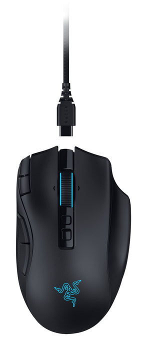 Ratón Razer Naga V3 Pro Juego Mano Derecha Rf Wireless + Bluetooth + Usb Type-C Óptico 50000 Dpi