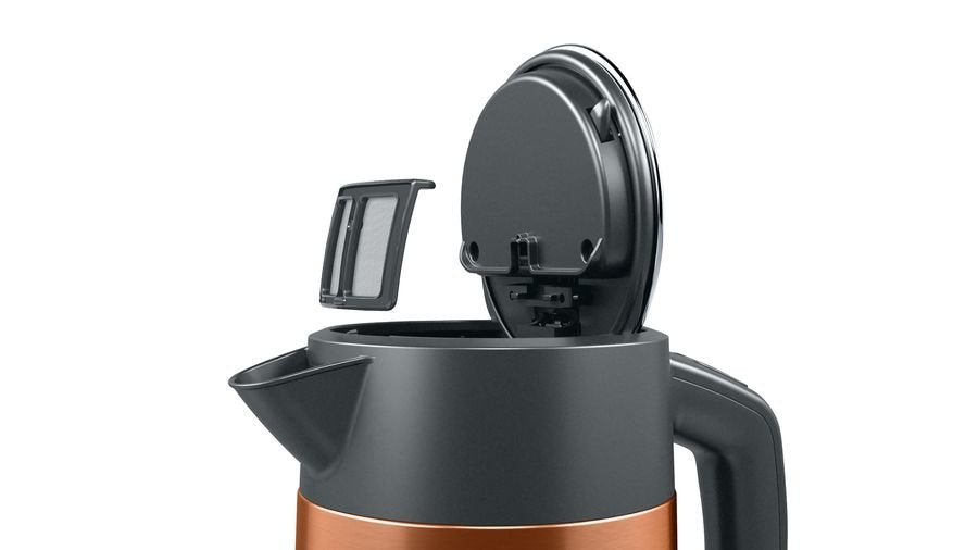 EAN 4242005188284 - Bosch TWK4P439 tetera eléctrica 1,7 L 2400 W Negro, Oro imagen 5