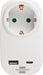 EAN 4007123672288 - Brennenstuhl 1508210 adaptador de enchufe eléctrico Blanco imagen 2