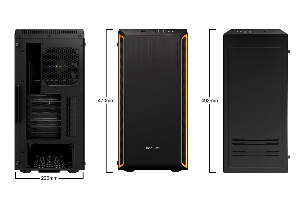 EAN 4260052185438 - be quiet! Pure Base 600 Window Midi Tower Negro, Naranja imagen 4