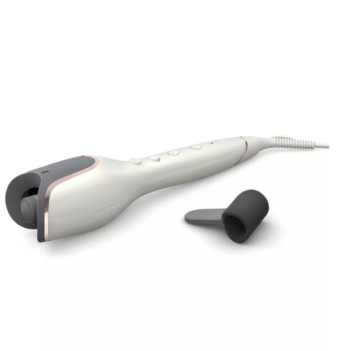 Bhb878-00 Automatic Curling Iron Moistureprotect Ceramic And Keratin Ionic 27 Options White