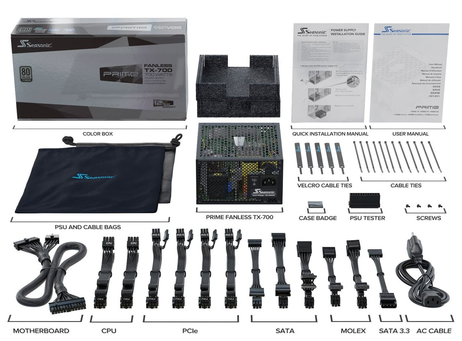 Fuente De Alimentación Seasonic Prime-Tx-700 Atx 700w