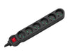 EAN 5902211110705 - Maclean MCE225 base múltiple 1,5 m 6 salidas AC Interior Negro imagen 2