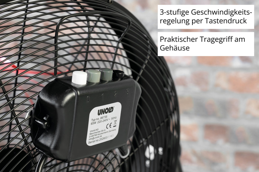 Unold 86735 Windmaschine Black Steel