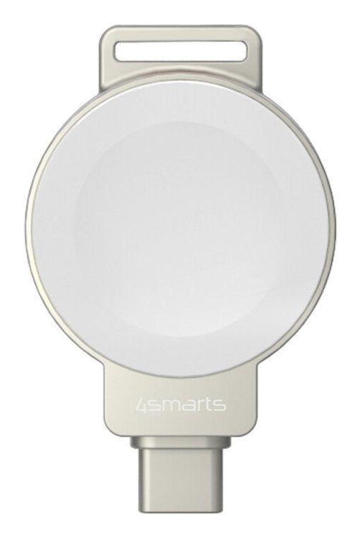EAN 4252011911479 - 4smarts 541476 cargador de dispositivo móvil Reloj inteligente Marrón, Plata, Blanco USB Cargador inalámb imagen 1