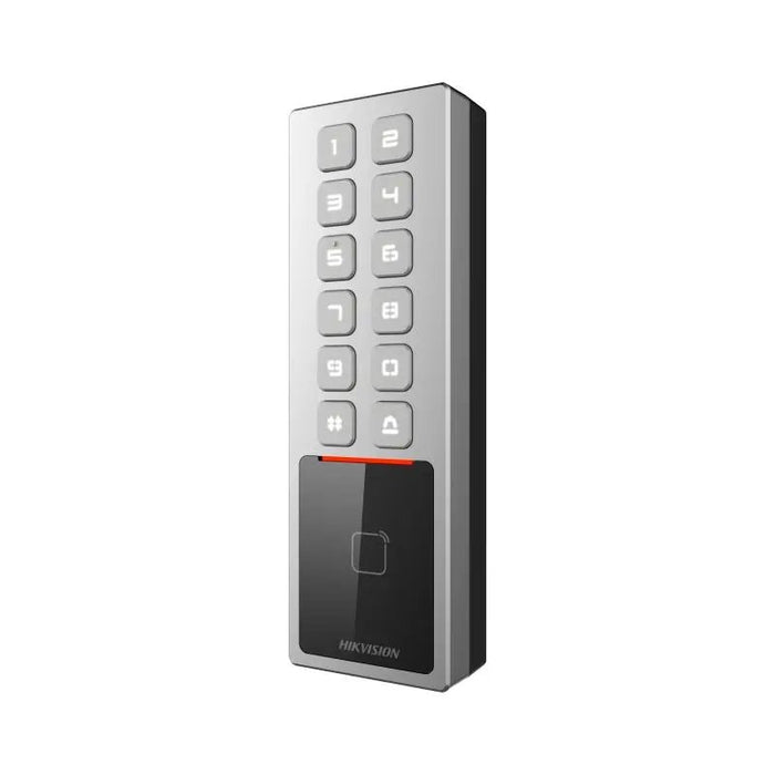 EAN 6942160415635 - Hikvision DS-K1T805MX lector de control de acceso Lector básico de control de acceso Plata imagen 1