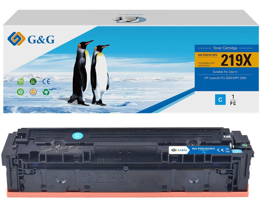 G&G Toner Compatible Con Hp 219x Cyan