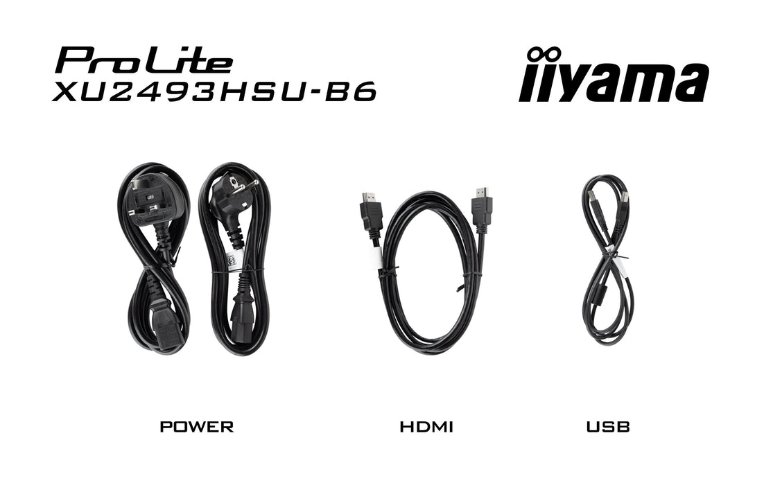 EAN 4948570124589 - iiyama ProLite XU2493HSU-B7 pantalla para PC 60,5 cm (23.8") 1920 x 1080 Pixeles Full HD LED Negro imagen 11