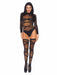 EAN 0714718262918 - Leg Avenue 8471_00122 conjunto de ropa interior y bodi Negro imagen 3