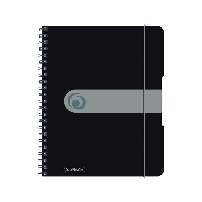 Herlitz Spiralblock"To Go" Pp-Cover A5 80 Bl. Negro - A5
