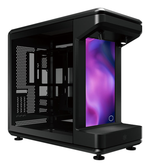 Caja Pc Cooler Master Masterframe 360 Stage Lcd  (Negro, Tempered Glass X 2) Mf360-Khnn-S02