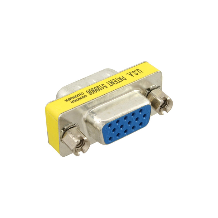 Adaptador Inline De 15 Pines Hd Vga / S-Vga Macho A Hembra