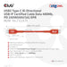 EAN 8719214472627 - CLUB3D CAC-1511 cable USB USB 2.0 USB C Naranja imagen 7