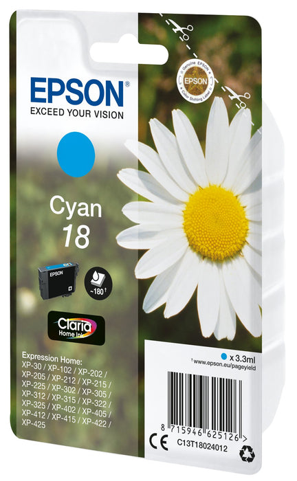 EAN 8715946625133 - Epson Daisy C13T18024022 cartucho de tinta 1 pieza(s) Original imagen 1