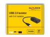 EAN 4043619642250 - DeLOCK 64225 convertidor, repetidor y aislador en serie Negro imagen 3