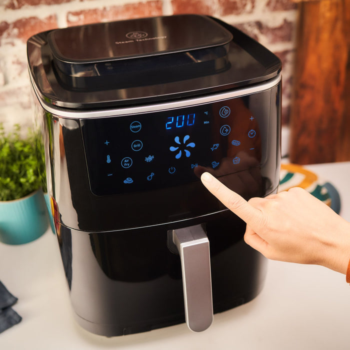 EAN 3045380020214 - Tefal Easy Fry Grill & Steam FW2018 Sencillo Independiente 1700 W Freidora de aire caliente Negro imagen 8