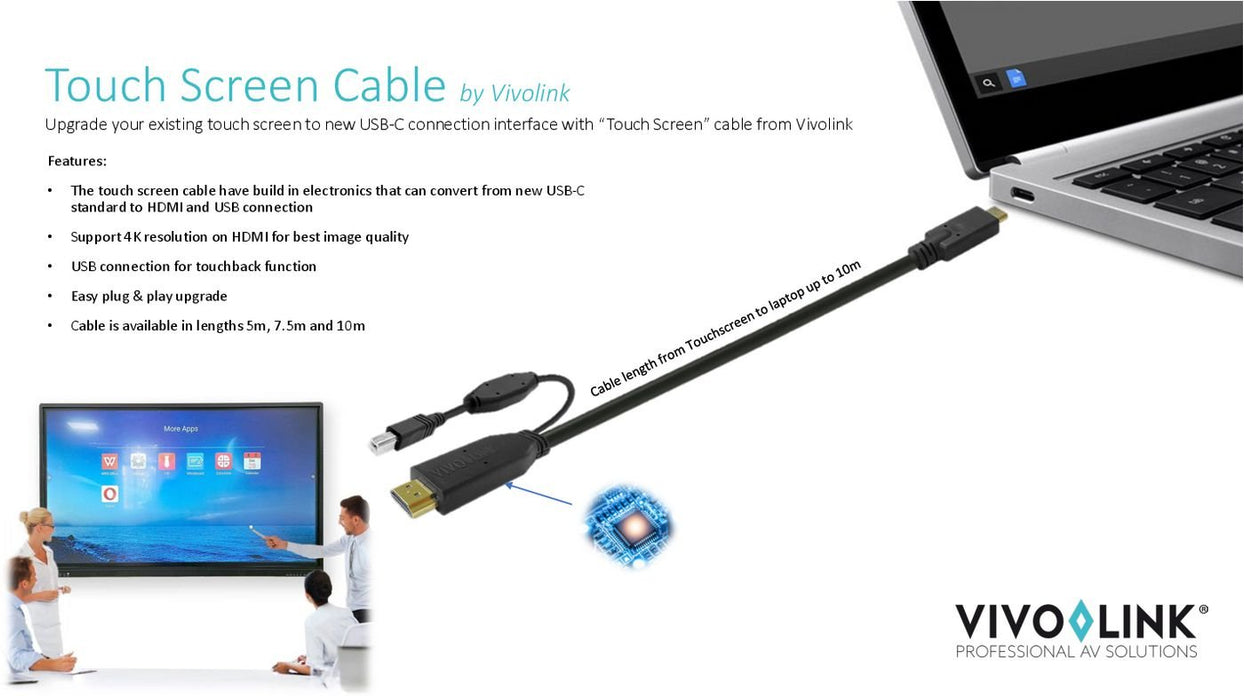 EAN 5715063081457 - Vivolink PROUSBCHDMIUSBB10 cable USB USB 3.2 Gen 1 (3.1 Gen 1) 10 m USB C Negro imagen 2
