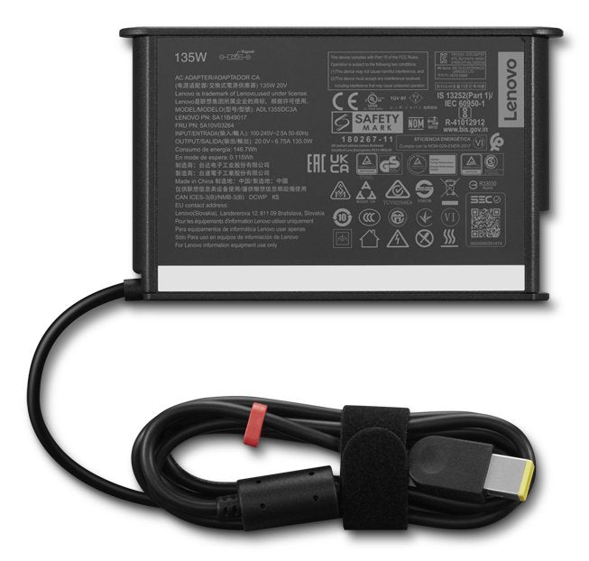 EAN 0195892082910 - Lenovo 4X21L38724 adaptador e inversor de corriente Interior Negro imagen 1