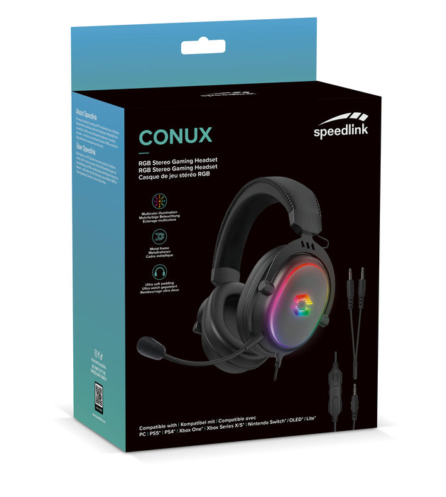 EAN 4027301350371 - SPEEDLINK CONUX RGB Auriculares Alámbrico Diadema Juego USB tipo A Negro imagen 6